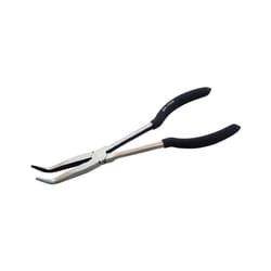 11" 45 Degree Bent Nose Plier -  nose pliers bent 11 45 long degree extra grip 275mm reach angle soft new amtech