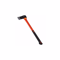 4lb 64oz Felling Axe Fibreglass Handle Hammer Log Splitter Steel Head A2960