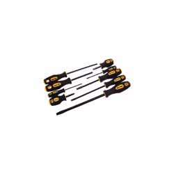 9pc Screwdriver Set - screwdriver set 9 slotted phillips piece grip new engineers soft amtech diy pieces