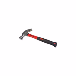 20oz Claw Hammer - Fibreglass Shaft - Rubber Grip Drop Forged -  hammer claw 20oz fibreglass rubber grip shaft drop forged