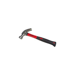 20oz Claw Hammer - Fibreglass Shaft - Rubber Grip Drop Forged -  hammer claw 20oz fibreglass rubber grip shaft drop forged