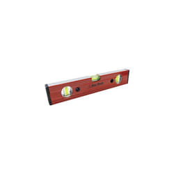 12" Ribbed Spirit Level - 12 Builder Engineer Aluminium Ruler Two Milled Faces -  level ribbed 12 builder engineer spirit aluminium ruler two milled