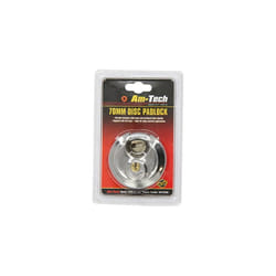 70mm Disc Padlock - Steel Heavy Duty 2 Keys Round Circular Stainless -  padlock disc 70mm steel heavy duty 2 keys round circular stainless