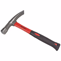 Brick Hammer With Fibreglass Shaft - 24oz Masonry Chipping Steel Head Grip Tool - hammer brick fibreglass 24oz shaft masonry ...