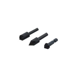 3pc Countersink Bit Set - Drill 3 Steel 12mm 8 10 -  countersink bit set drill 3 steel 3pc 12mm 8 10