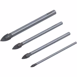Amtech F0970 Glass and Mirror Drill Bit, 4-Piece