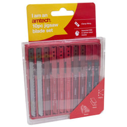 Amtech M1870 Black Plus Decker Fitting Jigsaw Blade, 10-Piece