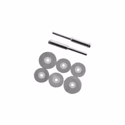 6pc Diamond Cutting Disc Set -  diamond cutting disc set metal stone 18 shank drill 6pc tipped small grinder glass rotary x m ...
