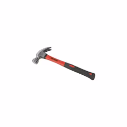 8oz Claw Hammer - Fibreglass Shaft -  hammer claw fibreglass 8oz shaft rubber grip head amtech diy