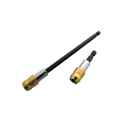 60 & 150mm 2 Piece Quick Release Bit Holder Set - 2pc Amtech Magnetic -  bit quick holder release set 2pc 150mm 60 amtech magnetic