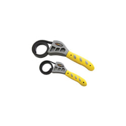 2pc Strap Wrench Set - 2 Amtech Piece Adjustable -  wrench strap set 2 amtech piece adjustable