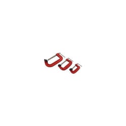 3 Piece G Clamp Set With Soft Jaws -  set 3 soft g 2 heavy duty 75mm 50mm 100mm 4 gclamp jaw pads clamps cw 3pc jaws amtech