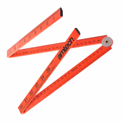 1 Metre Folding Plastic Ruler Rule Metric Imperial Markings Trade Amtech P5185