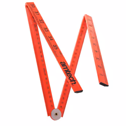 1 Metre Folding Plastic Ruler Rule Metric Imperial Markings Trade Amtech P5185