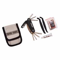 Amtech S1810 Bicycle Repair Tool and Puncture Kit, Clear