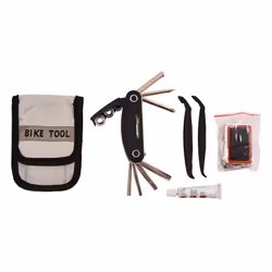 Amtech S1810 Bicycle Repair Tool and Puncture Kit, Clear