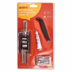 Amtech S1810 Bicycle Repair Tool and Puncture Kit, Clear