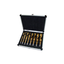 8pc 1/2" Titanium Blacksmiths Drill Bit Set - 12 8 Piece Amtech HSS Shank 14 -  titanium drill blacksmiths bit set 12 8 piece amtech 8pc hss shank 14