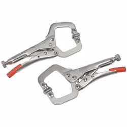 Pack Of 2 Quick Release Mini C Clamps -  mini amtech quick release 2pc vice woodwork clamp clamps tool