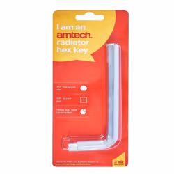 Radiator Hex Key Heavy Duty With 3/8'' Square End And 1/2'' End Amtech C3155