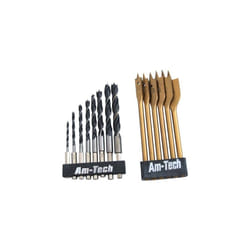14pc Hex Shank Wood Drill Set - Steel Tool Milling 310mm 1025mm New Bit Impact -  drill wood hex shank set steel 14pc tool milling 310mm 1025mm new