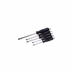 5pc Go-thru Screwdriver Set - go through set magnetic screwdriver phillips slotted hex tip pro 5pc tips screwdrivers thru me ...