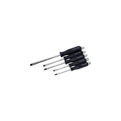 5pc Go-thru Screwdriver Set -  go through set magnetic screwdriver phillips slotted hex tip pro 5pc tips screwdrivers thru mechanic