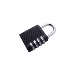 4 Digit Combination Padlock - Locker Luggage Black Dial Toolbox Security Door - combination padlock 4 locker digit luggage b ...