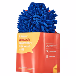Microfibre Car Wash Washing Cleaning Mitt Glove Duster Micro Fibre Amtech S6316