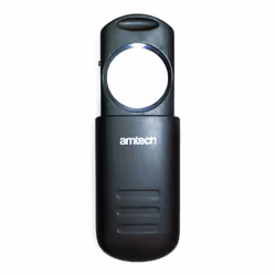 Amtech 8X Magnification Telescopic Pocket Magnifier With LED