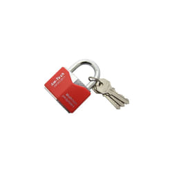 50mm Rhombic Chrome Plated Iron Padlock - Security Padlocks Shackle 3 Keys -  chrome plated security padlock rhombic iron padlocks shackle 3 keys