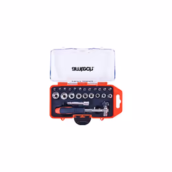 L1955 23 Piece Offset Ratchet Handle, bit and Socket Set