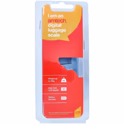 Amtech Portable Luggage Scale Digital Suitcase Scales Bags Up To 40kg