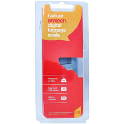 Amtech Portable Luggage Scale Digital Suitcase Scales Bags Up To 40kg