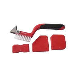 4 Piece Caulking Tool Kit -  tool caulking kit silicone sealant finishing grouting 4pc remover cleaning set