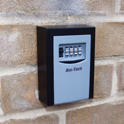 Wall Mounted 4 Digit Key Storage Box -  key box wall mounted lock safe security high combination outdoor secure outside storage 4 digit