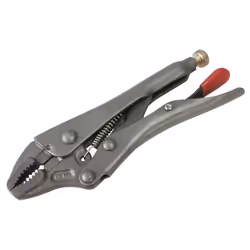 5" Cr-mo Curved Jaw Locking Pliers - 5 Grip Inch Wire Cutter Heavy Duty Vice - locking curved jaw pliers 5 grip inch wire cu ...