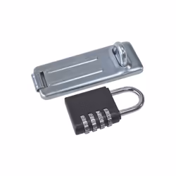Combination Padlock And Hasp - Staple Heavy Duty Security Shed Gate Secure - combination hasp padlock staple heavy duty secu ...