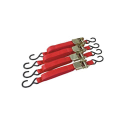 25mm 4 Piece Gs Ratchet Tie Down Set - 4pc Amtech x 25mm1 45m15ft Strap -  ratchet tie down 4pc amtech 25mm x set 25mm1 45m15ft strap