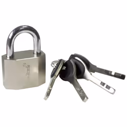 40mm Security Padlock Lock - Steel Heavy Duty Shackle Double Ball Keys Garage -  security padlock 40mm steel heavy duty shack ...