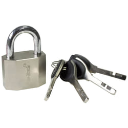 40mm Security Padlock Lock - Steel Heavy Duty Shackle Double Ball Keys Garage -  security padlock 40mm steel heavy duty shackle double ball keys