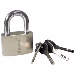 60mm Security Padlock Lock - Heavy Duty Steel Shackle Double Ball Mechanism - 60mm security padlock heavy duty steel shackle ...