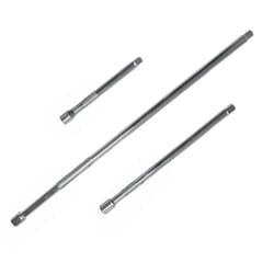 3pc Extension Bar Set 3/8" Socket Ratchet Drive Extra Long 150, 250 & 450mm