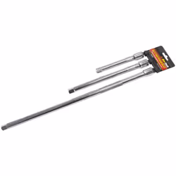 3pc 1/2" Drive Extension Bar Set - 12 6 18 10 Socket Inch Long Amtech Piece - 12 drive extension bar set 6 18 3pc 10 socket ...