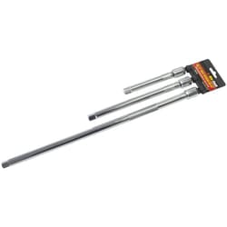 3pc 1/2" Drive Extension Bar Set - 12 6 18 10 Socket Inch Long Amtech Piece -  12 drive extension bar set 6 18 3pc 10 socket inch long amtech piece