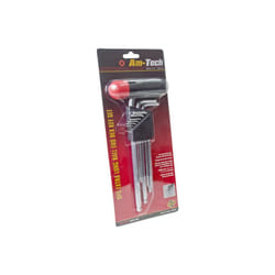 9 Piece Extra Long Ball End Hex Key Set - Allen Grip 9pc Handle Garage Mechanic -  extra key hex set long ball end allen grip 9pc handle garage