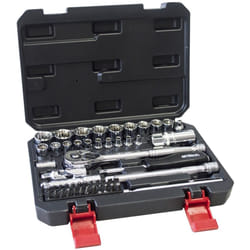 52pc 1/4" & 3/8" 12 Point Socket Set -