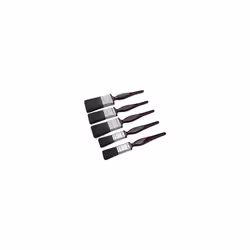 5pc No Bristle Loss Paint Brush Set - Classic Handle -