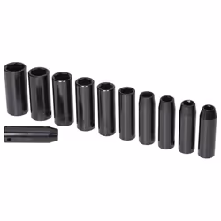 Amtech I7205 11pc Deep Impact Socket Set, Black-colour, 1/2-inch - 11 Piece 12 - 11 piece 12 drive deep impact metric socket ...