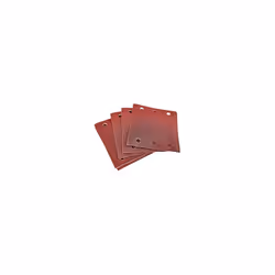 Amtech V4050 P120 Hook and Loop Square Sheets 10 Piece Set, 110mm x 100mm Sanding Paper, 240 V, Clear, 110 x 100mm